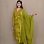 Abstract Print kurta set