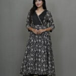 ANEK GOLD floral printed SUIT