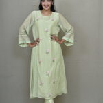 pastel mint-green Contemporary Coord set