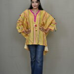 Multi Colour Stripes Short Kaftan