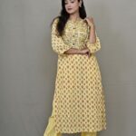 ANEK HANDBLOCK Print Suit set