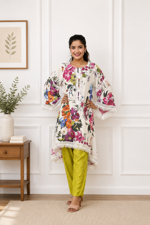 Floral Contemporary Coord set