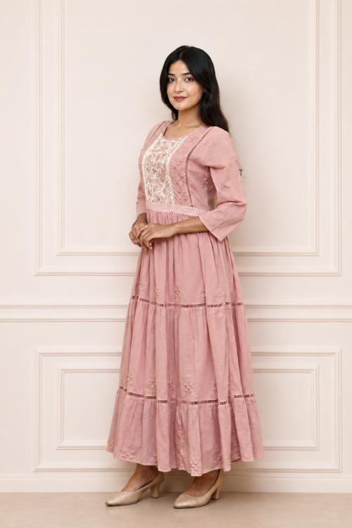 Dusty Rose Contemporary Dress